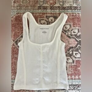 Basic white tank top